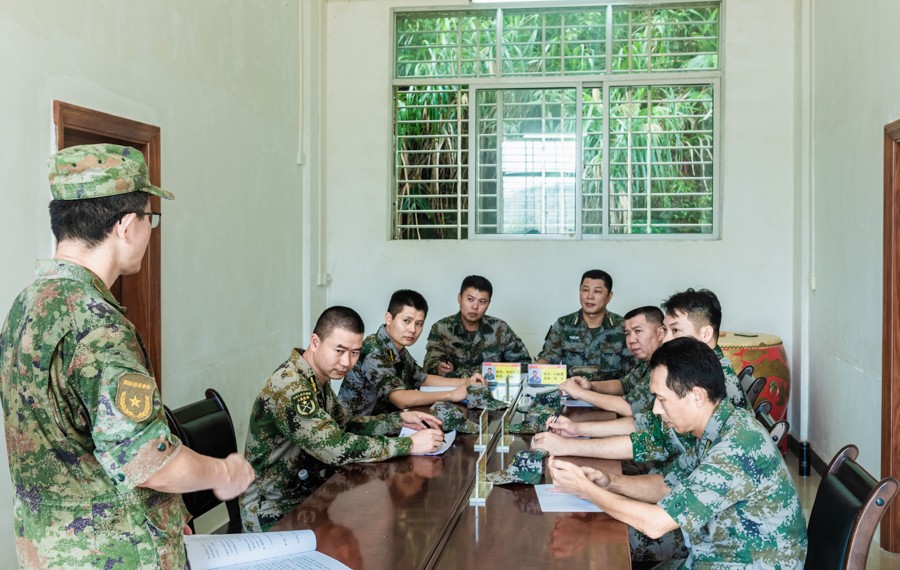 广东连平:战高温 民兵砺兵忙